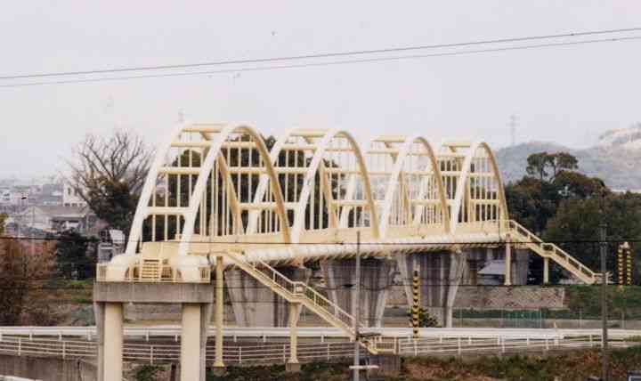 加茂川水管橋の画像