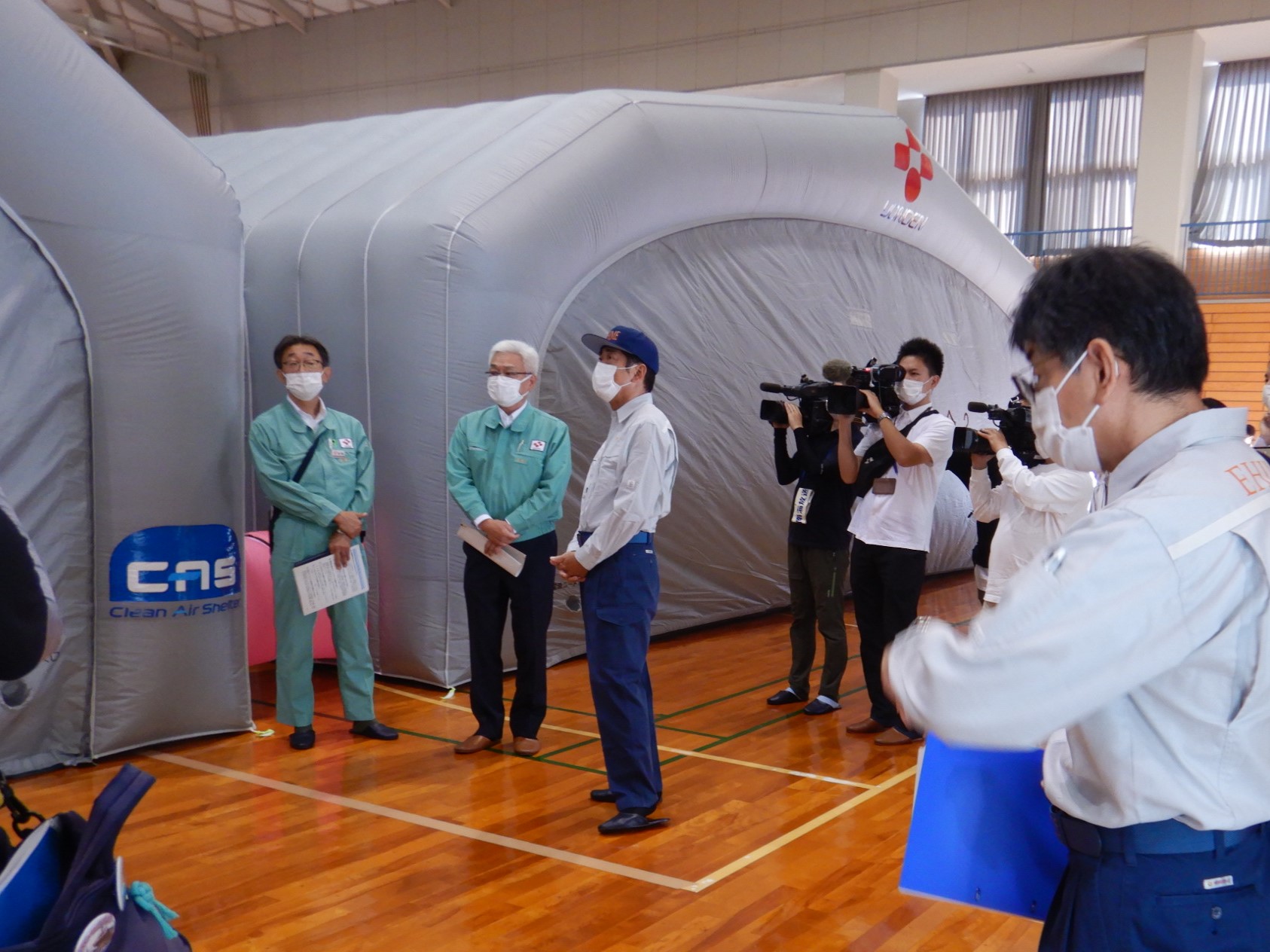 10月15日（金曜日）愛媛県原子力防災訓練（現地訓練視察）（伊方町）の画像